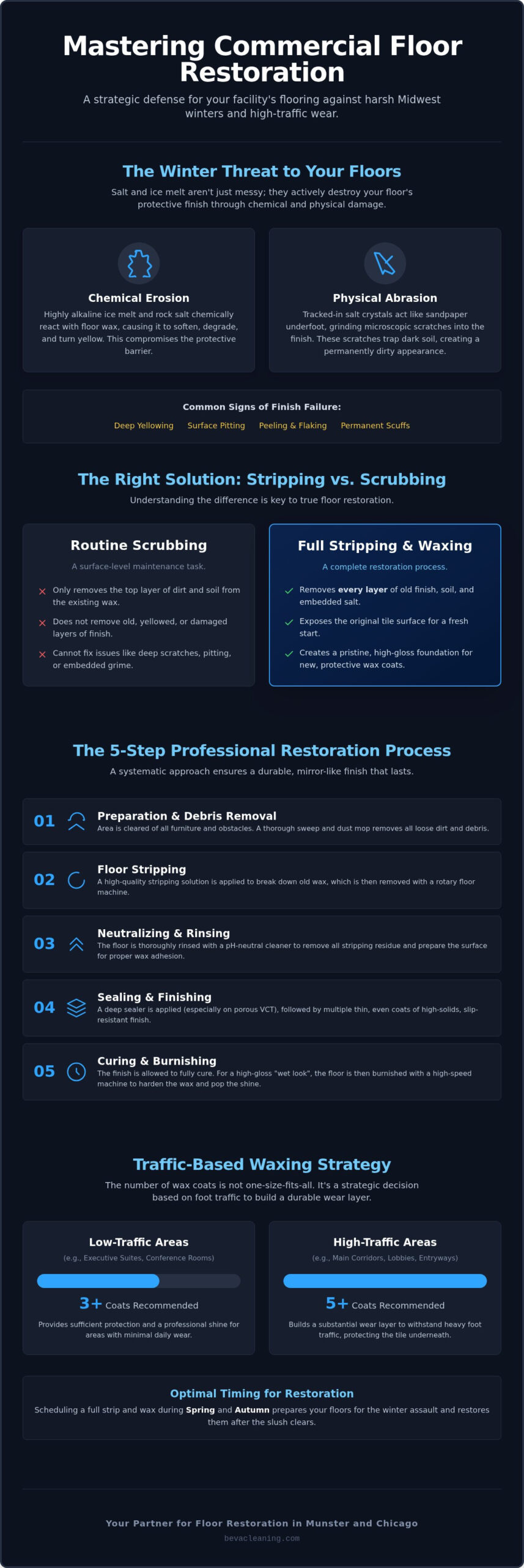 Professional Floor Stripping and Waxing Services: The Facility Manager’s Resource