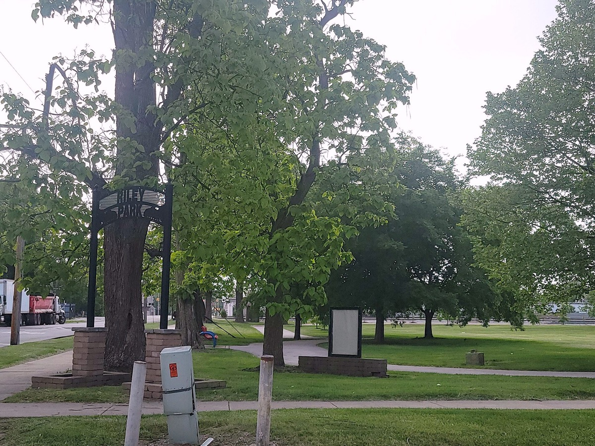 Riley Park in East Chicago, Indiana. Photo: Visviva, CC BY-SA 4.0, via Wikimedia Commons.
