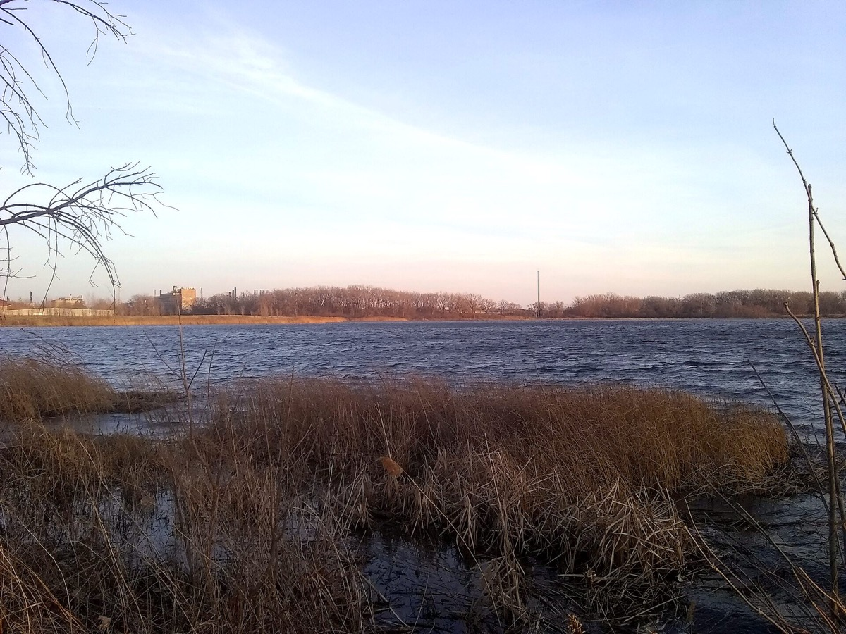 Lake George and its marsh in Hammond, Indiana. Photo: Legimet, CC BY-SA 4.0, via Wikimedia Commons.